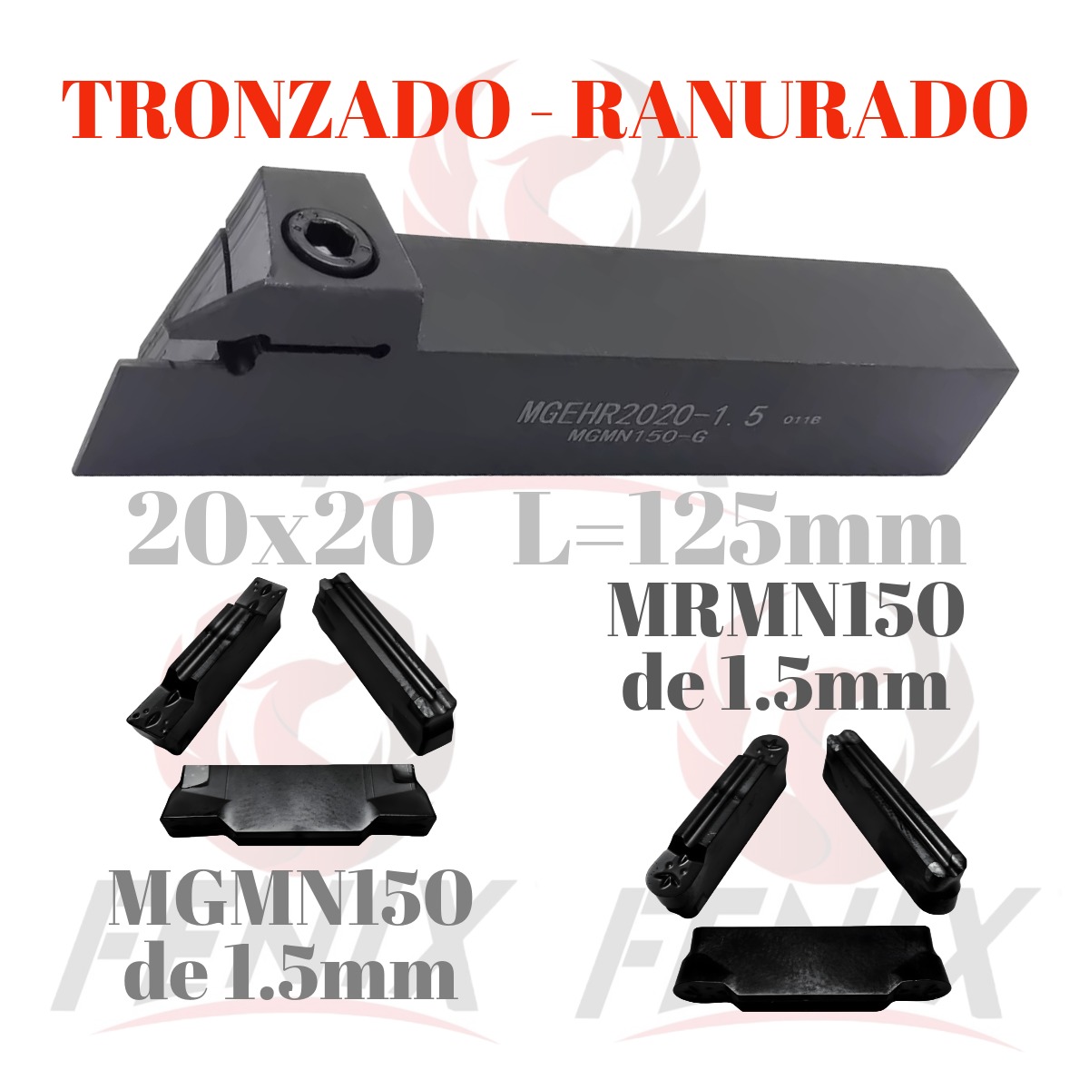 porta ranurado derecho 20x20